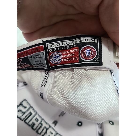 Michigan State Spartans White One Size Hook & Loop Adjustable Hat Cap N - Picture 5 of 6